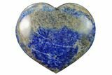Polished Lapis Lazuli Heart - Pakistan #170958-1